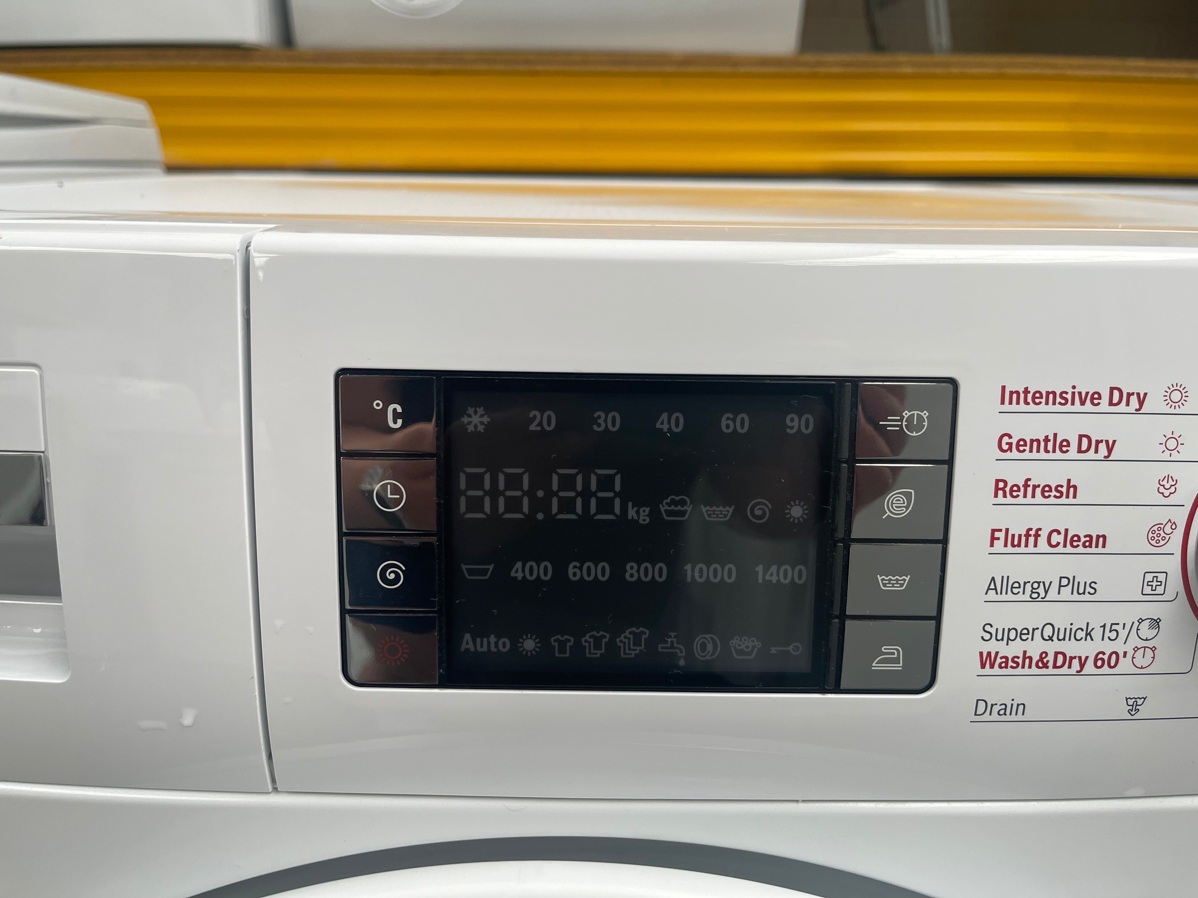 Refurbished Bosch 8kg/4kg Washer Dryer Combo - Energy Efficient Laundry Solution for Apartments & Small Homes | Perfect for Space-Saving & Convenient Washing/Drying