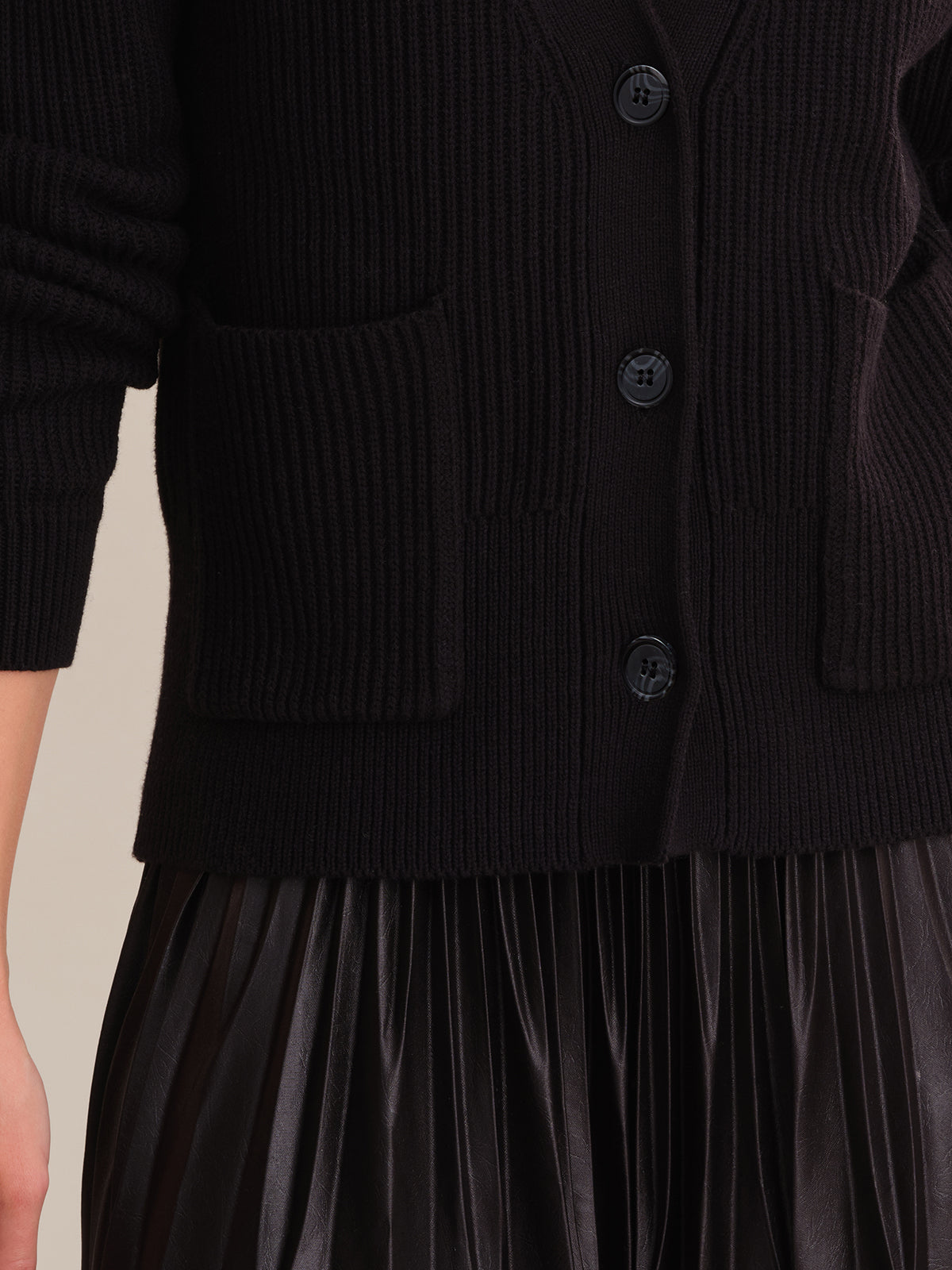 Abigail Women's V-Neck Cotton Cardigan Sweater - Soft & Comfortable Lightweight Knit for Casual Wear, Office, and Layering