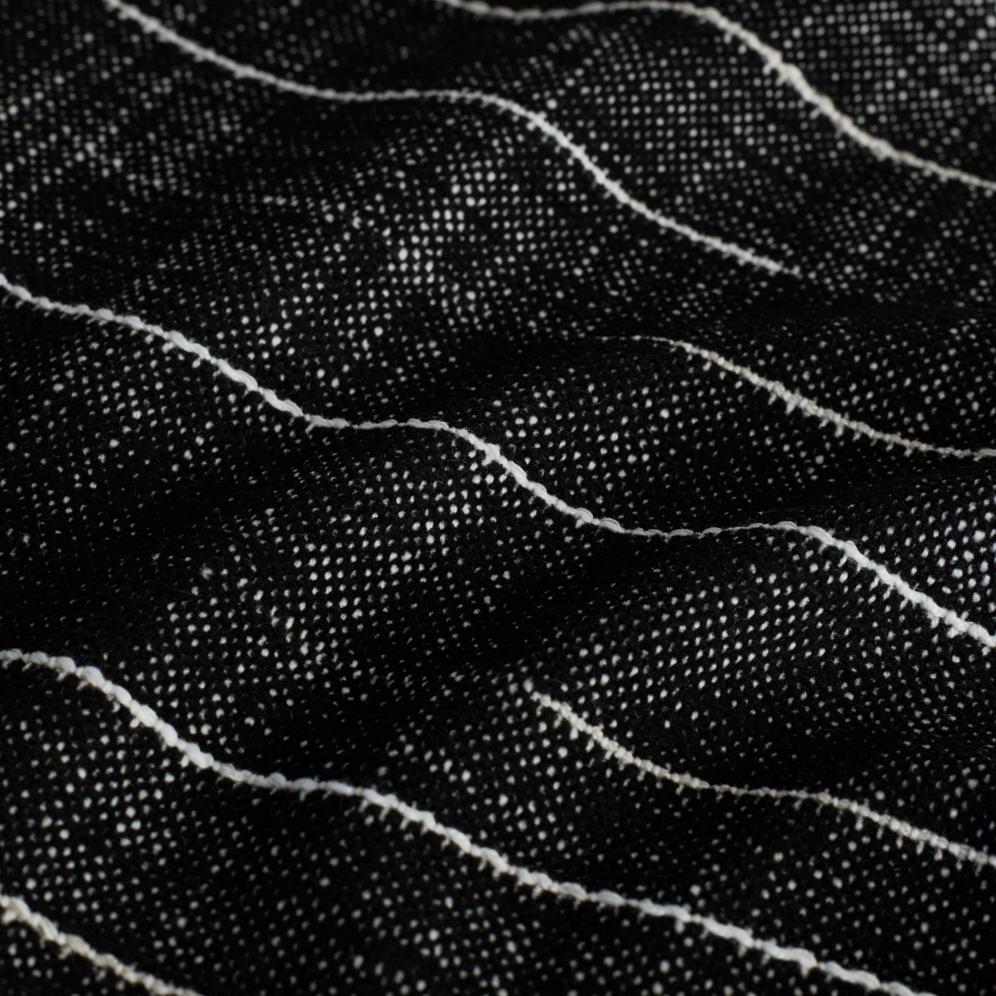 Premium Yuzu InsideOut Fabric - Soft & Durable Onyx Black Home Decor Fabric for Upholstery, Curtains & DIY Craft Projects