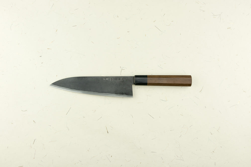 Takeda NAS Sasanoha Small 180mm Japanese Chef Knife - High Carbon Steel Blade for Precision Slicing, Dicing & Chopping - Perfect for Home Cooks & Professional Chefs in Kitchen, Sushi Making & Meat Cutting