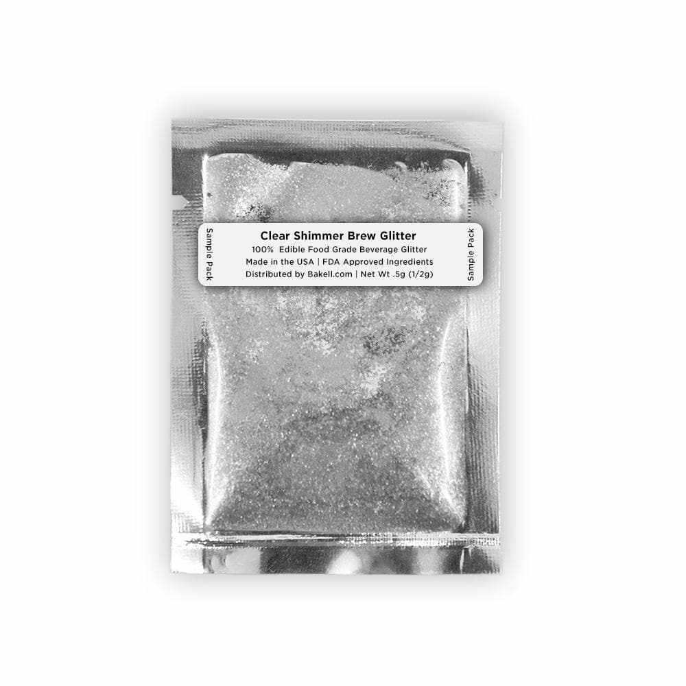 Brew Glitter® Individual Sample Packs (1/2 Gram) - Edible Glitter for Baking, Cake Decorating, and Cocktail Garnish - Perfect for DIY Desserts and Party Treats