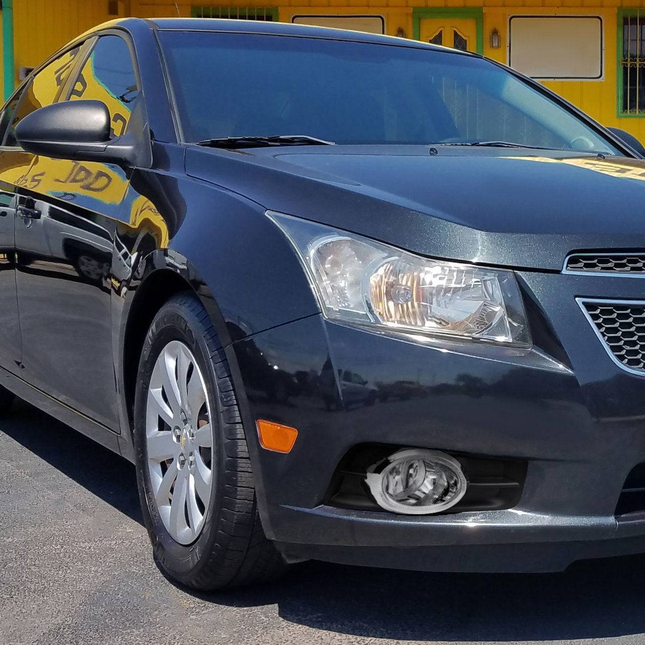 OEM Style Clear Fog Light Kit for 2011-2014 Chevrolet Cruze - Perfect for Night Driving and Bad Weather Conditions