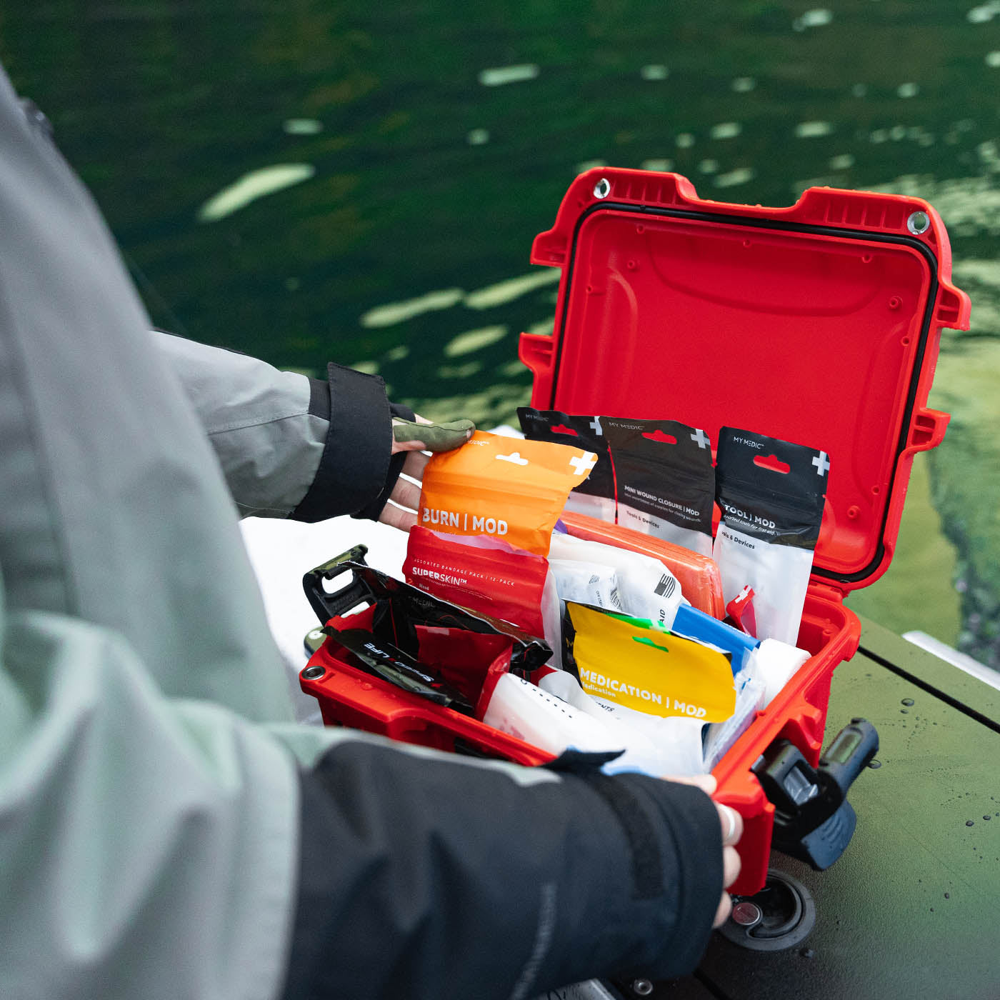MyFAK™ Pro Waterproof First Aid Kit - Compact & Durable for Outdoor, Camping, Hiking, and Emergency Preparedness
