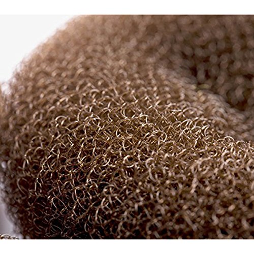 3pcs Hair Donut Bun Maker Set - Round Chignon Styler Hair Ring for Women (Size S/M/L, Coffee Brown) - Perfect for Updos, Weddings & Everyday Styling