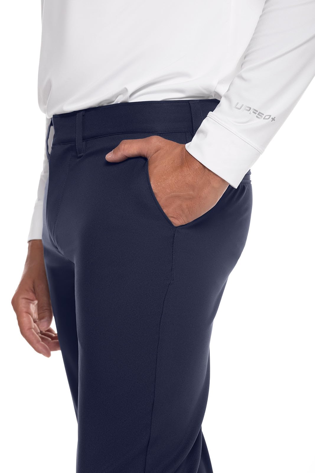 Coolibar UPF 50+ Sun Protective Men's Performance Pants - Lightweight Quick-Dry Hiking & Outdoor Travel Pants for UV Protection
