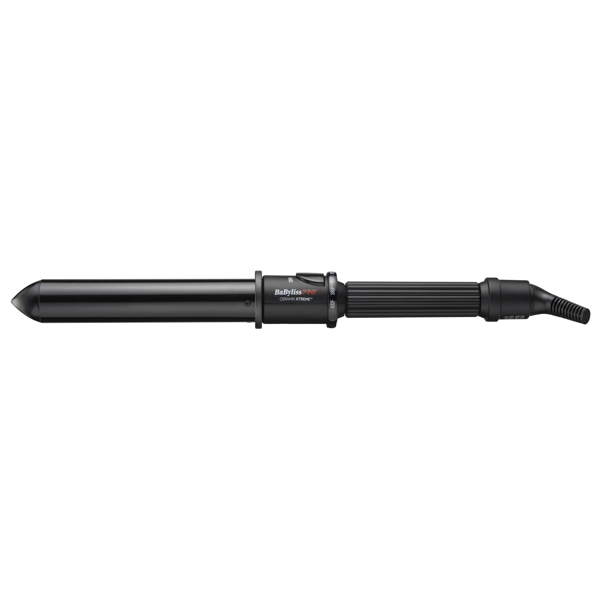 BaBylissPRO Ceramix Xtreme Ceramic Curling Iron for Long Lasting Curls - Professional Hair Styling Tool for Salon Quality Waves & Curls at Home | Perfect for Weddings, Parties & Everyday Styling