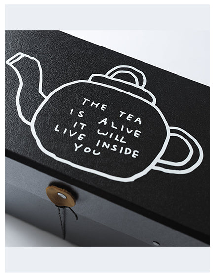 DAVID SHRIGLEY The Tea Is Alive Art Print - Surreal Humor Wall Decor for Living Room, Bedroom & Office