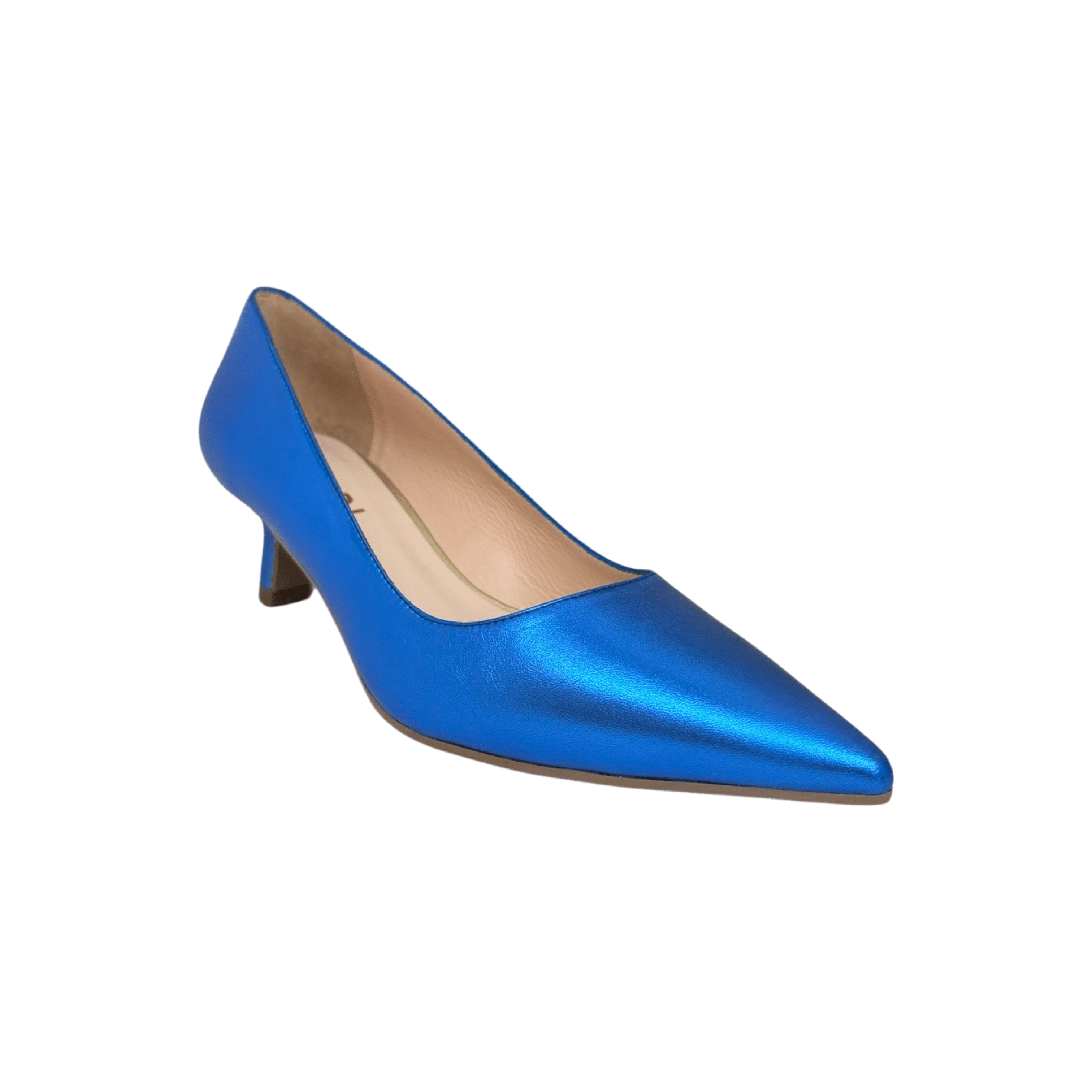 Chemia 1 Cobalt Metallic Pump - Women's Fashion High Heel Dress Shoes for Party, Wedding & Evening Events | Comfortable & Stylish Women's Dress Pumps