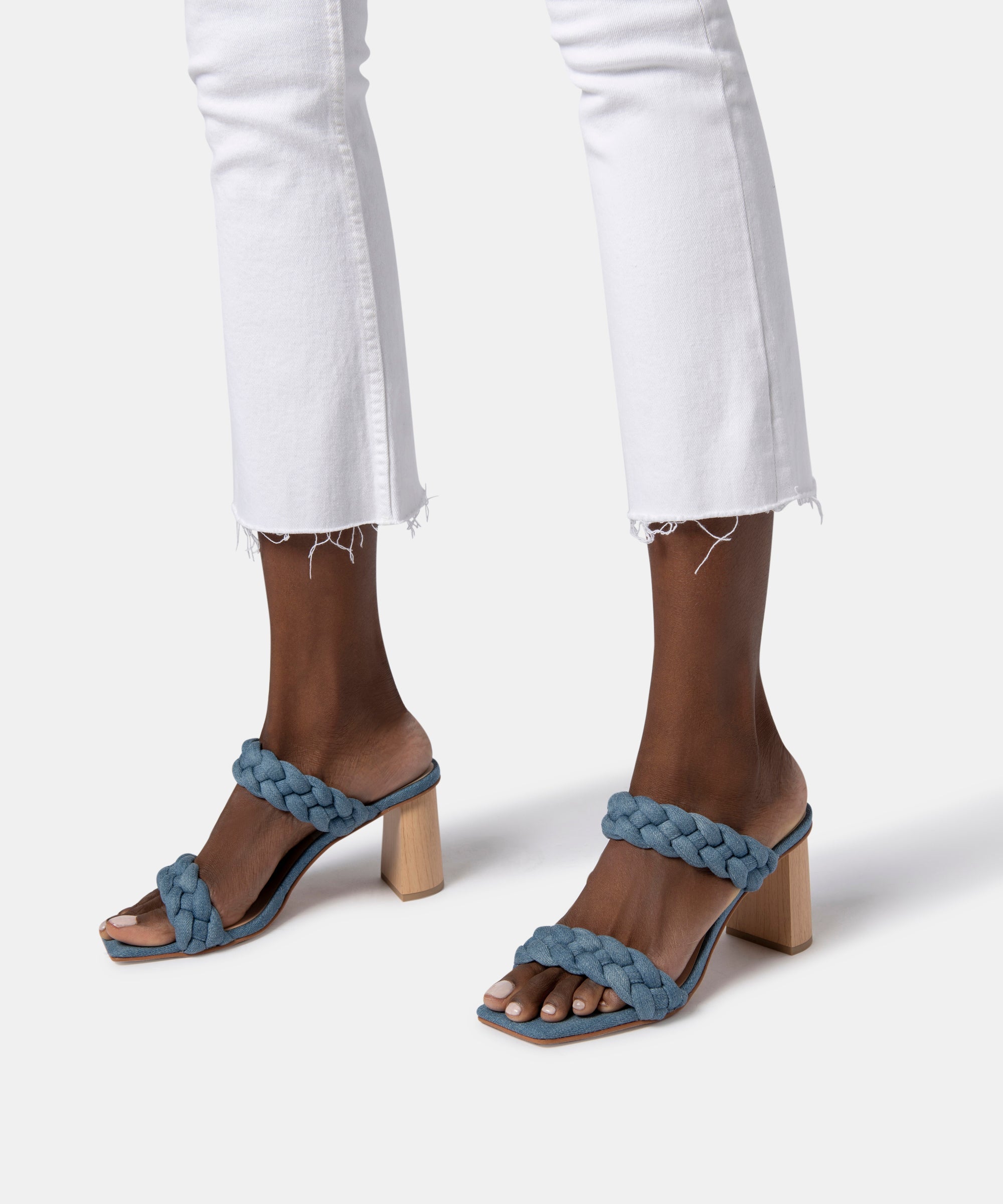 Paily Heels DK Blue Denim - Stylish Women's High Heel Shoes for Party, Wedding & Evening Events | Comfortable & Fashionable Footwear for Night Out