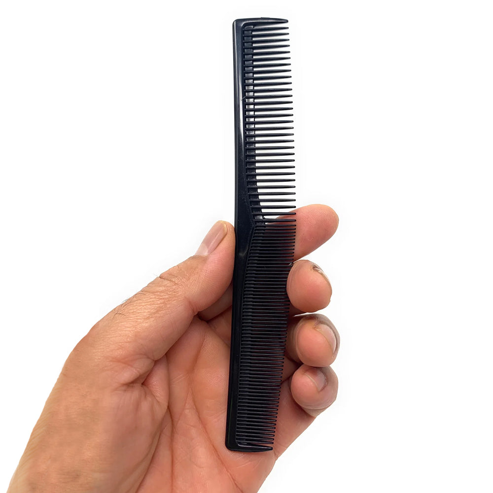 Professional Scalpmaster Barber Combs Set - 6-Piece Carbon Fiber Cutting Comb Kit for Hair Styling | Perfect for Barbers, Salons & Home Haircuts