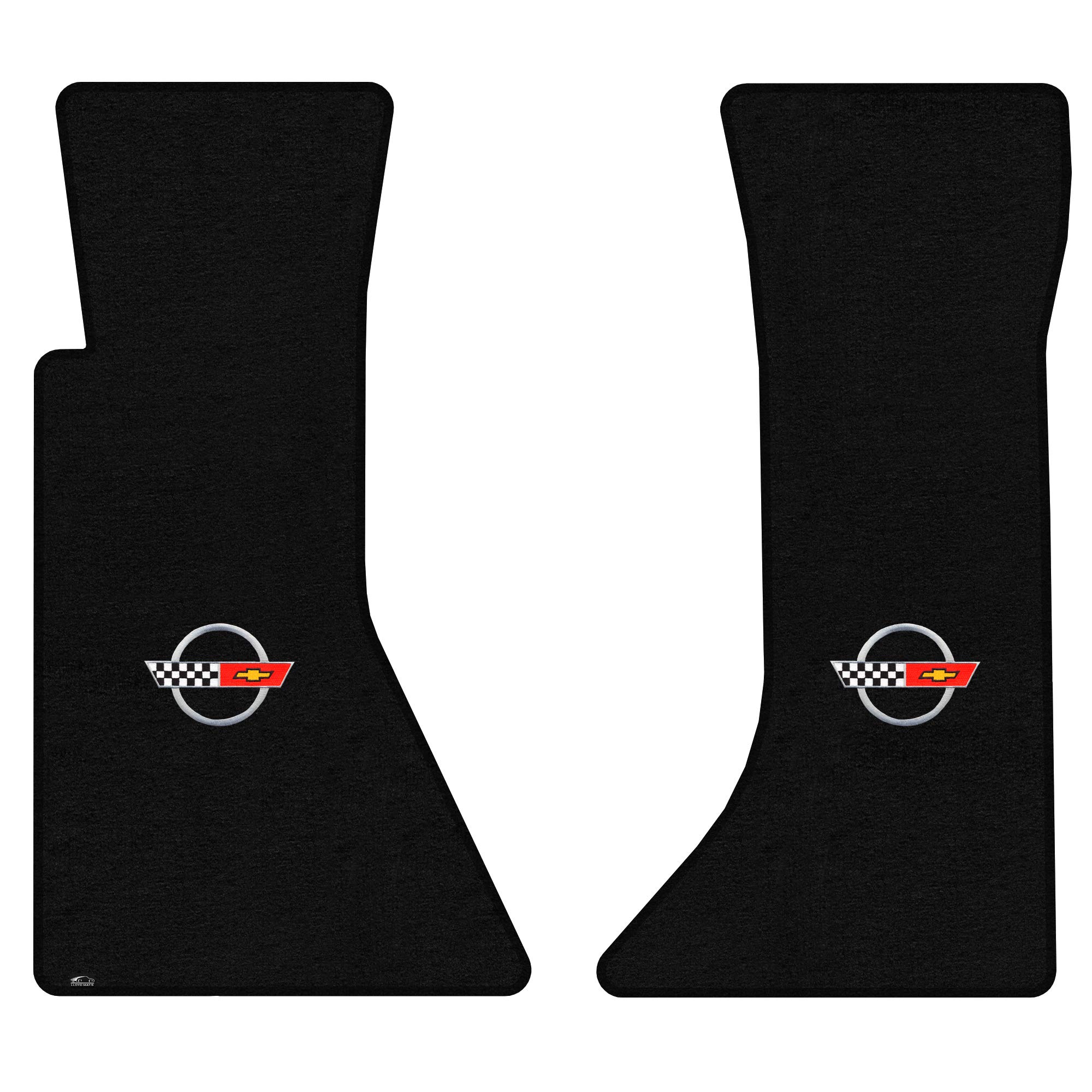 Premium Custom-Fit Lloyd Mats Carpeted Floor Liners for 1984-1990 C4 Corvette - 2-Piece Front Set in Black Carpet | Luxury Car Protection & Comfort for Daily Driving & Road Trips