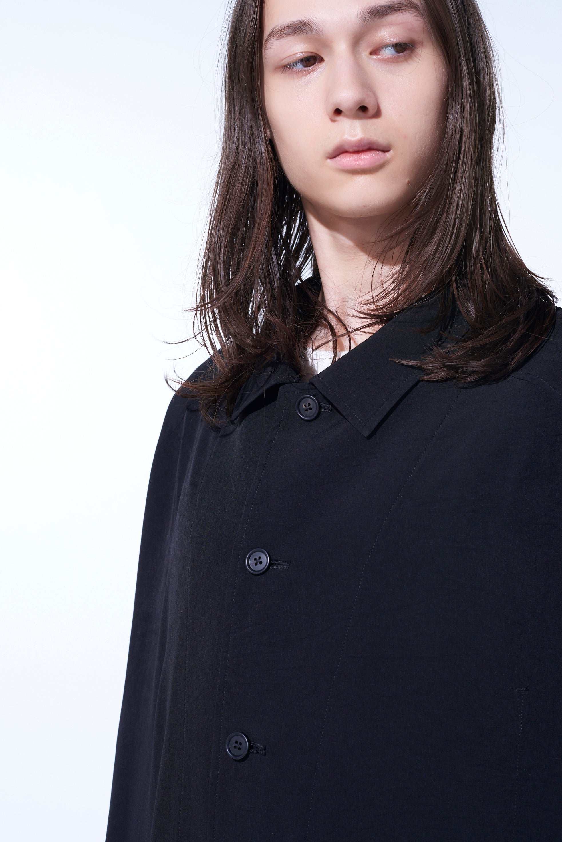 CREPE DE CHINE OVERSIZED TOPPER BLOUSON - Lightweight Flowy Women's Blouse for Casual Outings & Office Wear