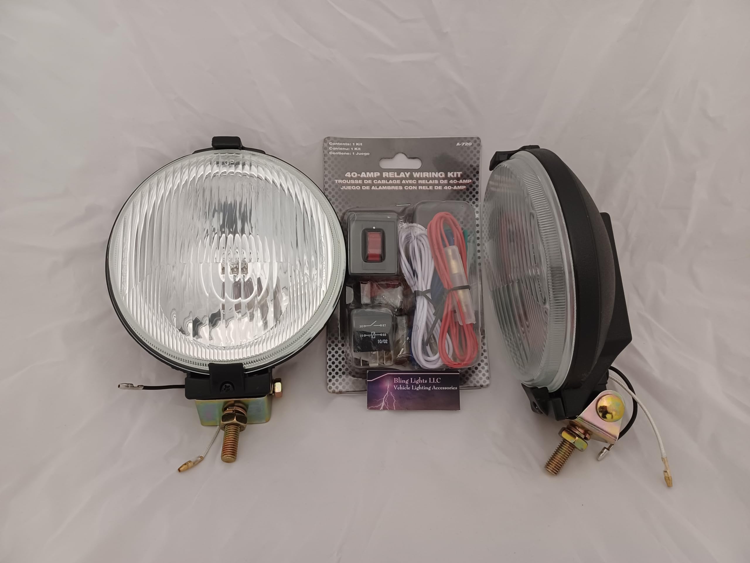 Ford Mustang Eleanor Shelby GT-500 Fastback LED Grill Fog & Driving Lights Kit - High Performance Off-Road & Night Driving Accessories