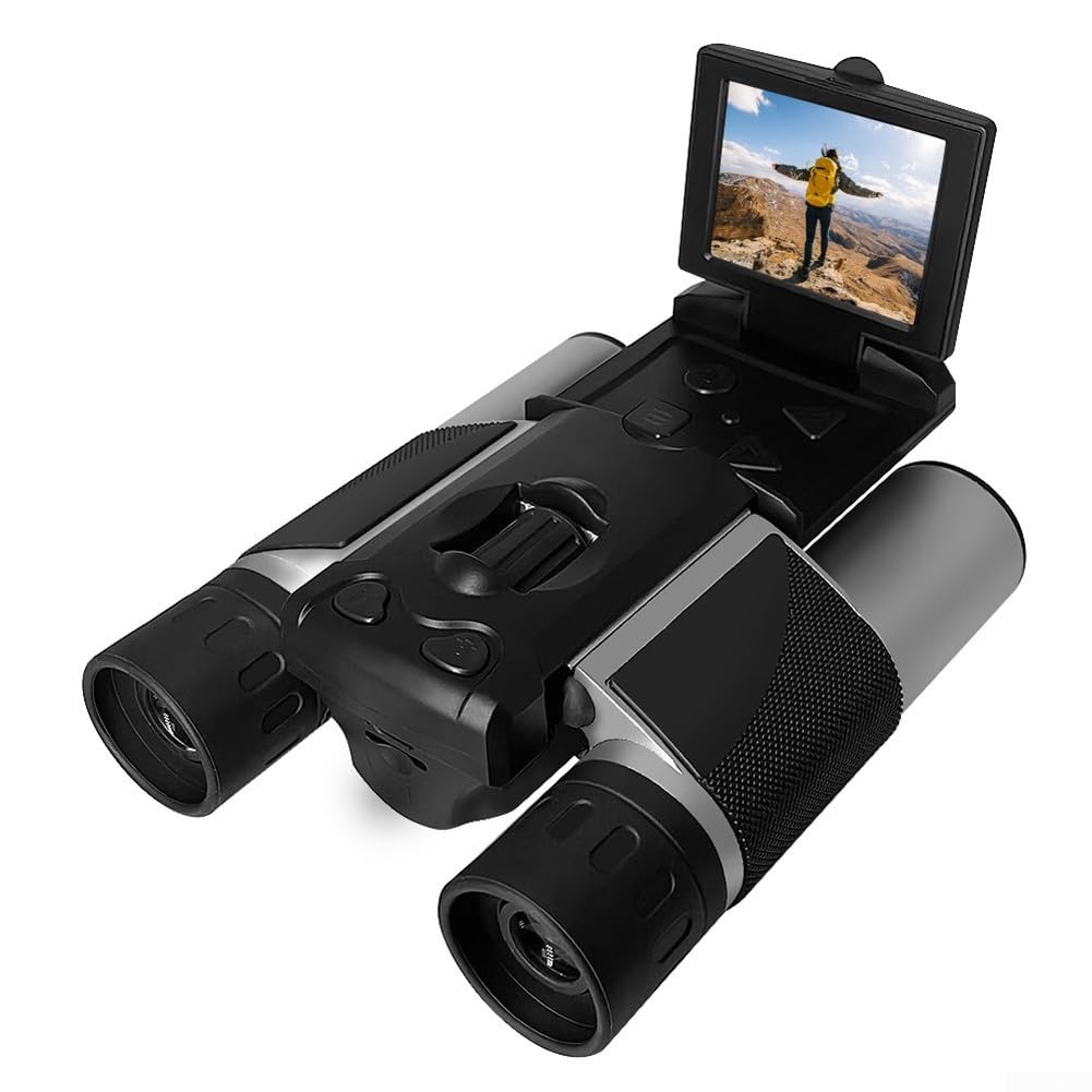 High-Powered Digital Binocular Telescope with 2.5K Video Recording & 40MP Camera - Silver | Perfect for Bird Watching, Hunting, Stargazing & Outdoor Adventures