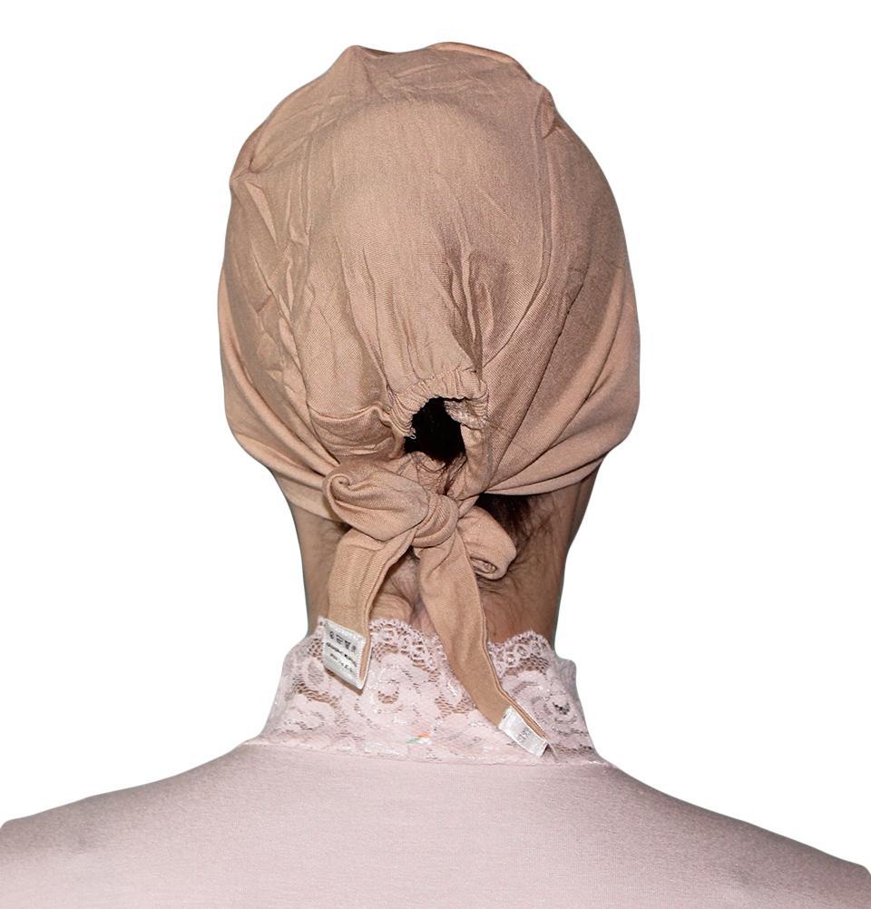 Aker Plain Hijab Bonnet Underscarf - Golden Beige | Modest Muslim Headwear for Prayer, Sleep & Everyday Wear