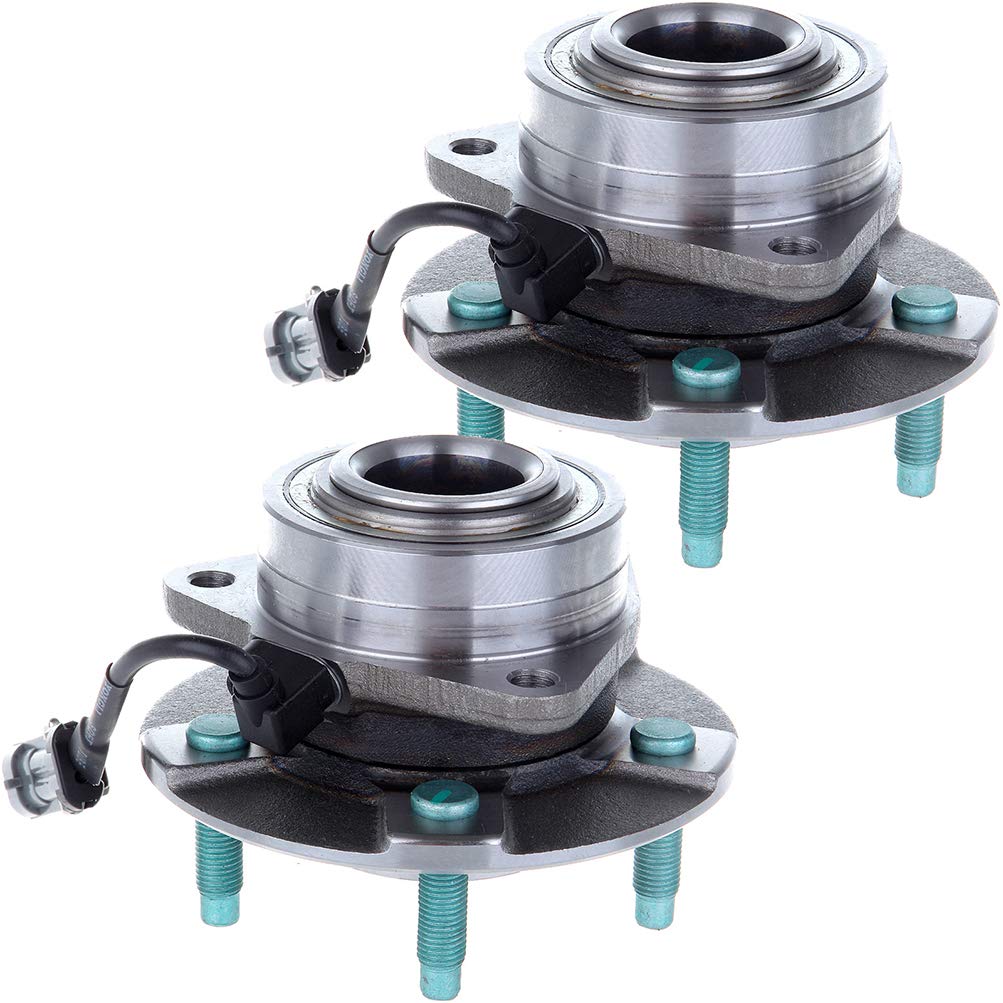 ROADFAR Front Wheel Hub Bearing Assembly - Compatible with 2005-2006 Chevrolet Equinox & Pontiac Torrent - OE 513189 Replacement (2 Pack) - Perfect for Smooth Ride & DIY Car Repairs