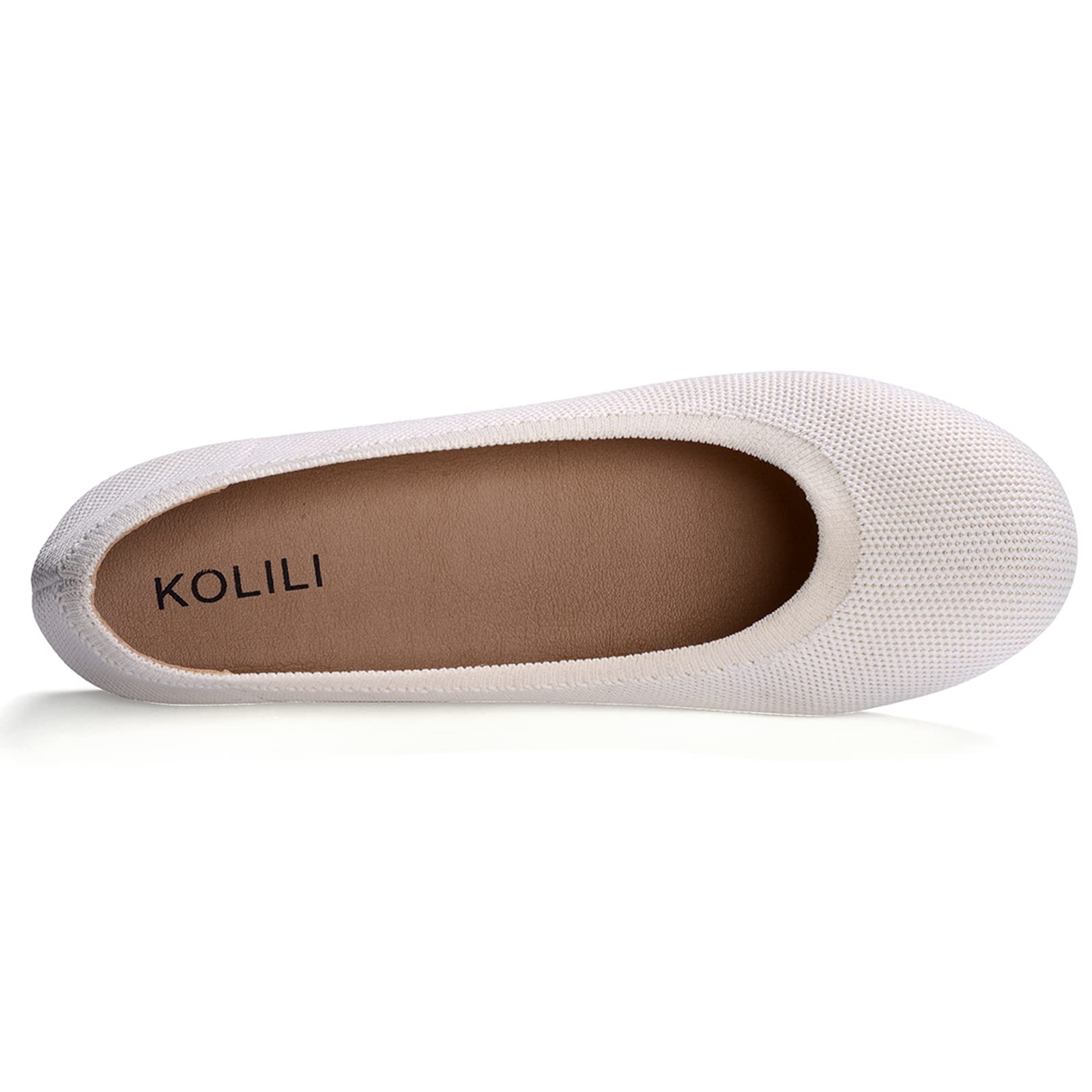 KOLILI Women's Knit Ballet Flats - Comfortable Slip-On Casual Shoes for Women | Perfect for Work, Walking & Dress Outfits