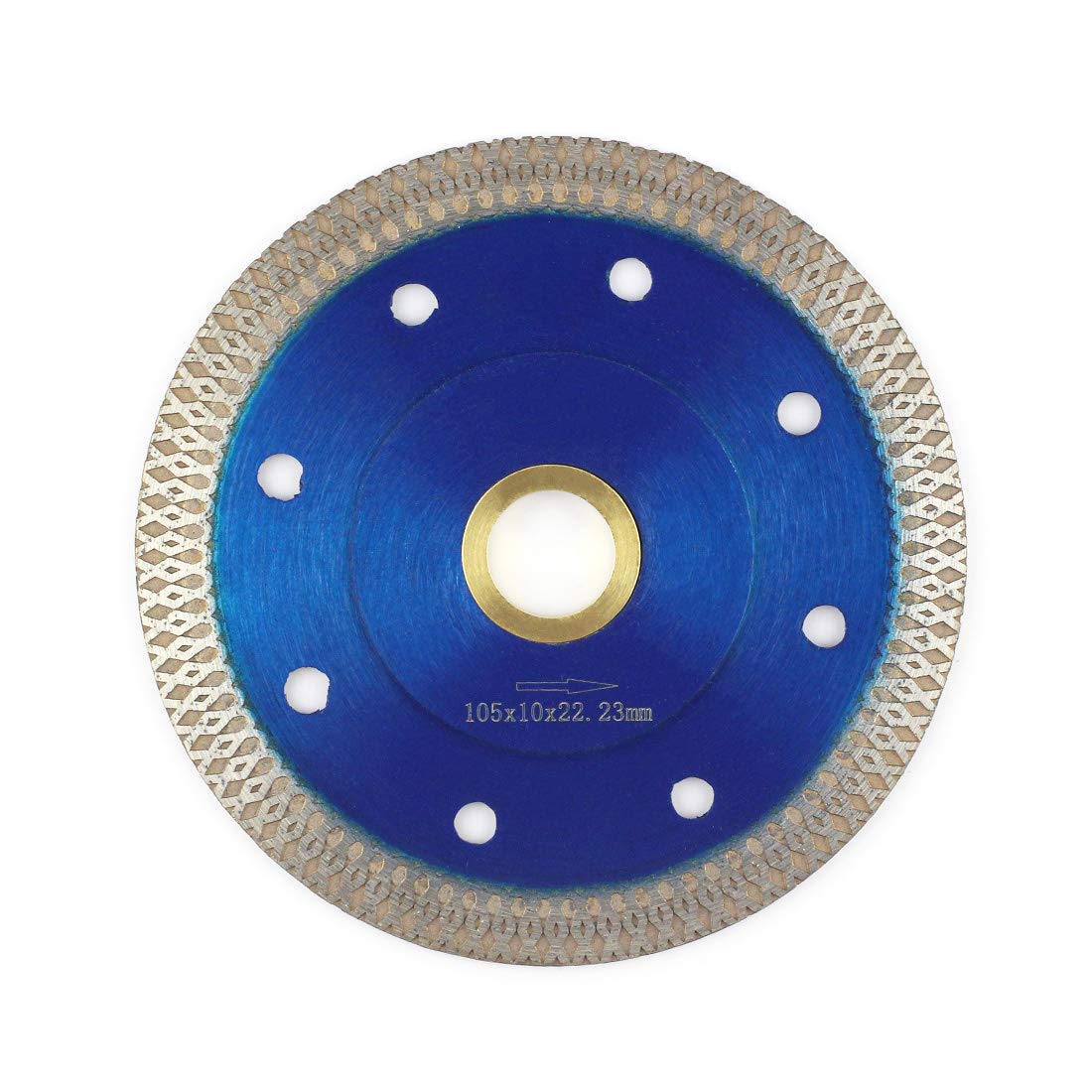 4 Inch Diamond Tile Saw Blade - Ultra Thin Porcelain Ceramic Cutting Disc for Grinder, Dry or Wet Use - Fits 7/8