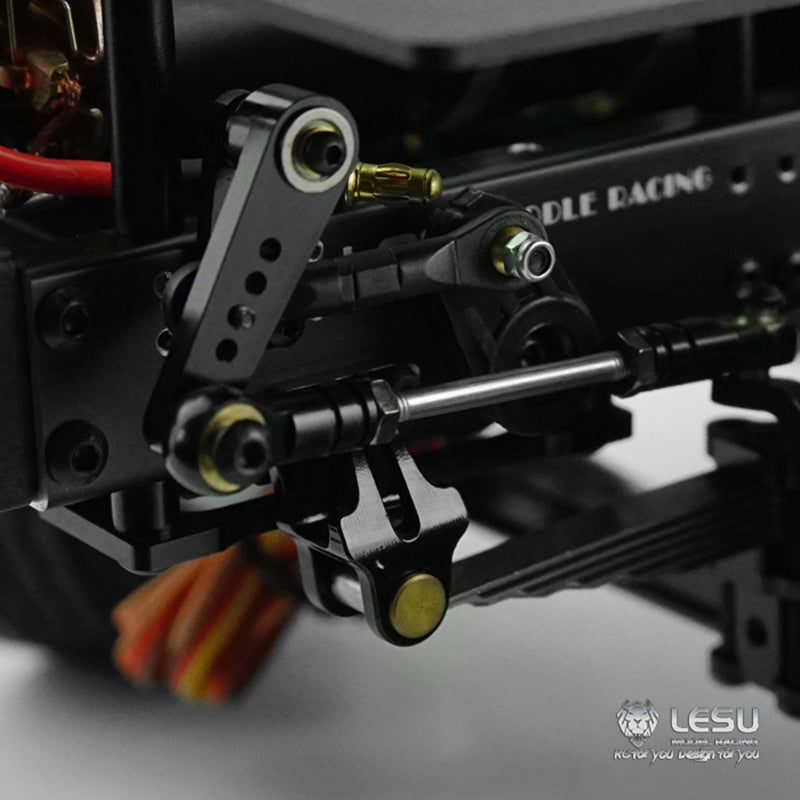 LESU Steering Servo Rods Arm Replacement Parts for 1/14 Scale RC Cars - Compatible with 6x6, 6x4, 4x4, 4x2, 8x8, 8x4 DIY Remote Control Model Trucks, Tractors & Dumpers - Perfect for Off-Road RC Vehicle Repairs and Upgrades