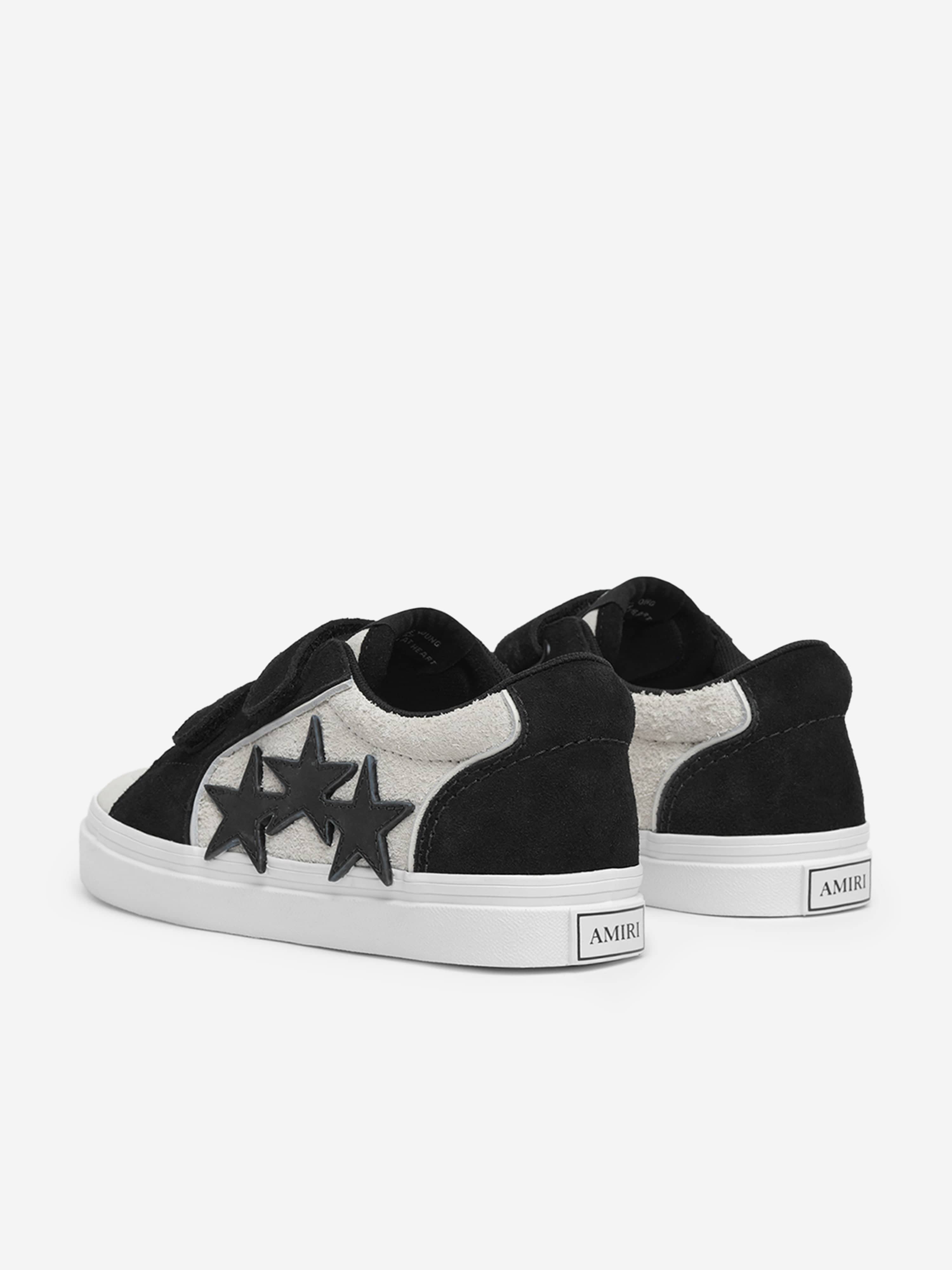 Amiri Kids Black Leather Sunset Skate Low Trainers – Stylish & Durable Sneakers for Boys & Girls | Perfect for Skateboarding, School & Casual Wear