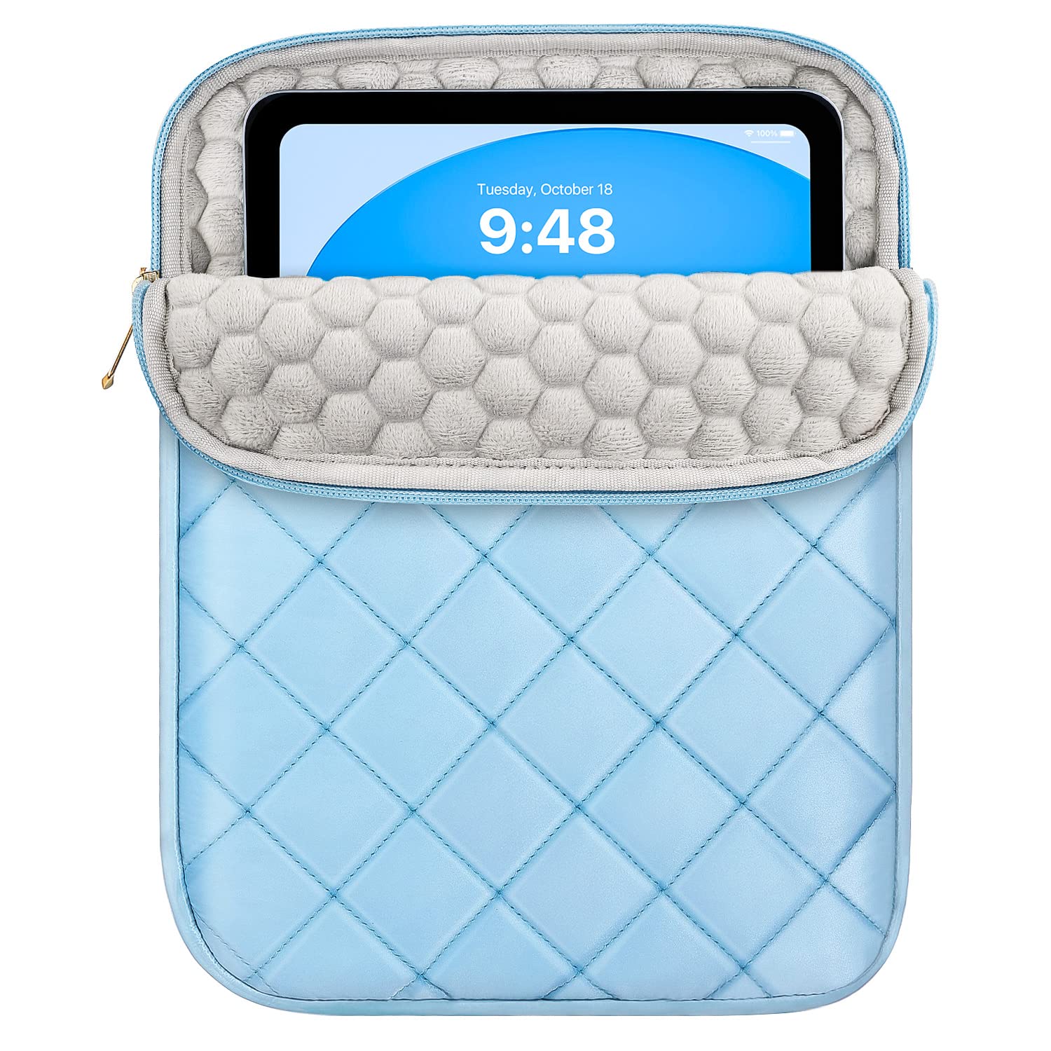 Premium 9-11 Inch Puffy Padded Tablet Sleeve Case - Compatible with iPad 10th Gen 10.9