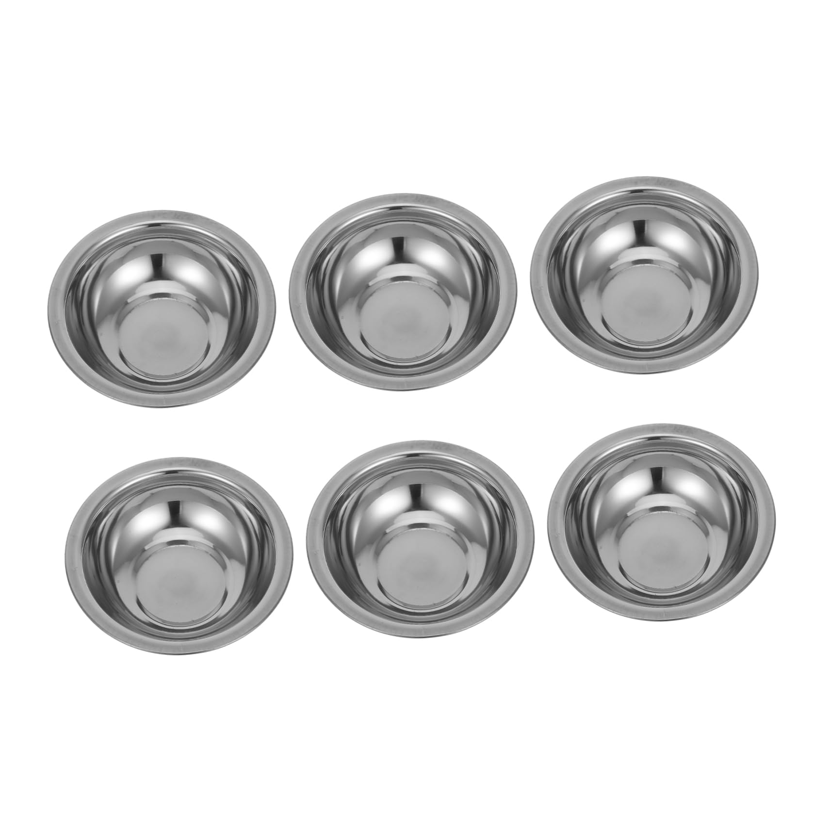6-Piece Stainless Steel Facial Mask Mixing Bowl Set - DIY Mask Kit with Metal Spatula for Spa, Beauty & Skincare at Home - Professional Cosmetic Tools for Face Mask Preparation & Application