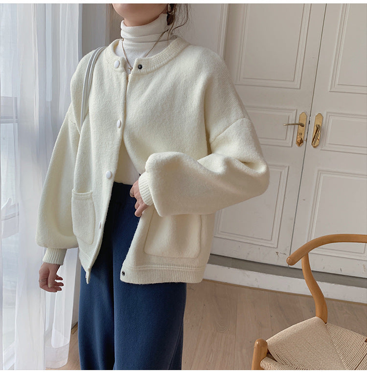 Women's Stylish Cardigan Sweater - Soft & Comfortable Knitwear for Casual Wear, Office & Layering