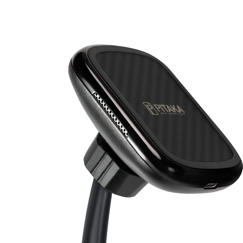 MagEZ Mount Qi Wireless Charger Stand - Fast Charging Desktop Holder for iPhone, Samsung, AirPods | Perfect for Home, Office & Travel Use