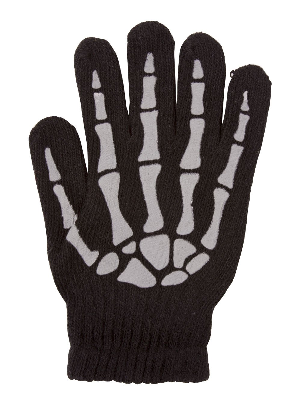 Skeleton Black Full Finger Gloves for Motorcycle Riding, Cycling, and Outdoor Sports - Breathable & Grip-Enhanced Design