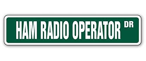 Two-Way Radio Operator Street Sign - 8