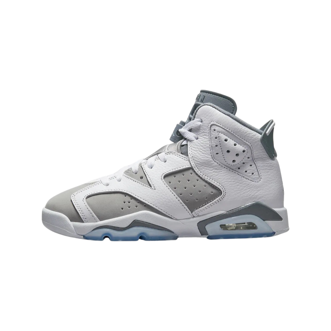 Air Jordan 6 Retro GS Sneakers - Cool Grey & White Basketball Shoes for Kids | Perfect for School, Sports & Casual Wear