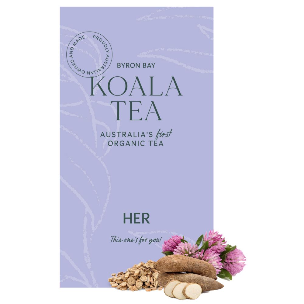 Organic Koala Tea Bags - 20 Count | Premium Herbal Tea for Relaxation & Wellness | Perfect for Morning Boost, Afternoon Break & Evening Wind Down