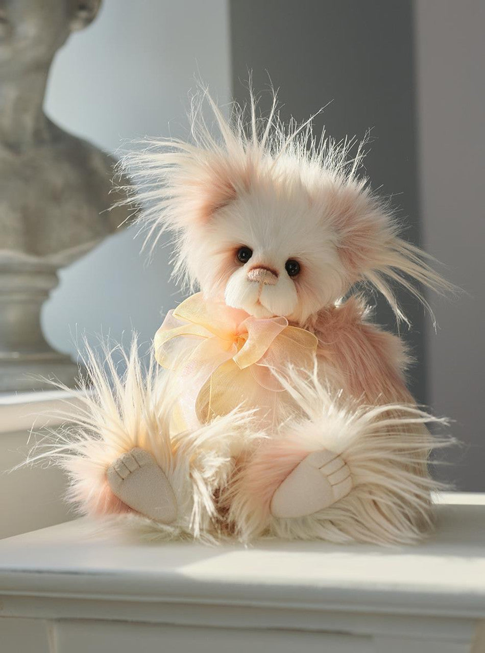 Charlie Bear Kaleena - Ultra Soft Plush Teddy Bear with Cuddly Fur, Perfect Gift for Kids & Adults | Great for Bedroom Decor, Nursery, Valentine's Day & Birthday Presents