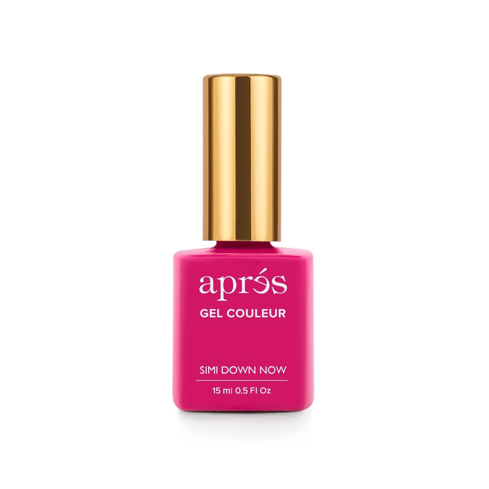 Apres Gel Nail Polish - Simi Down Now Long Lasting Soak Off UV LED Gel Color for Manicure & Pedicure | Perfect for Home Salon, Nail Art, and Professional Use