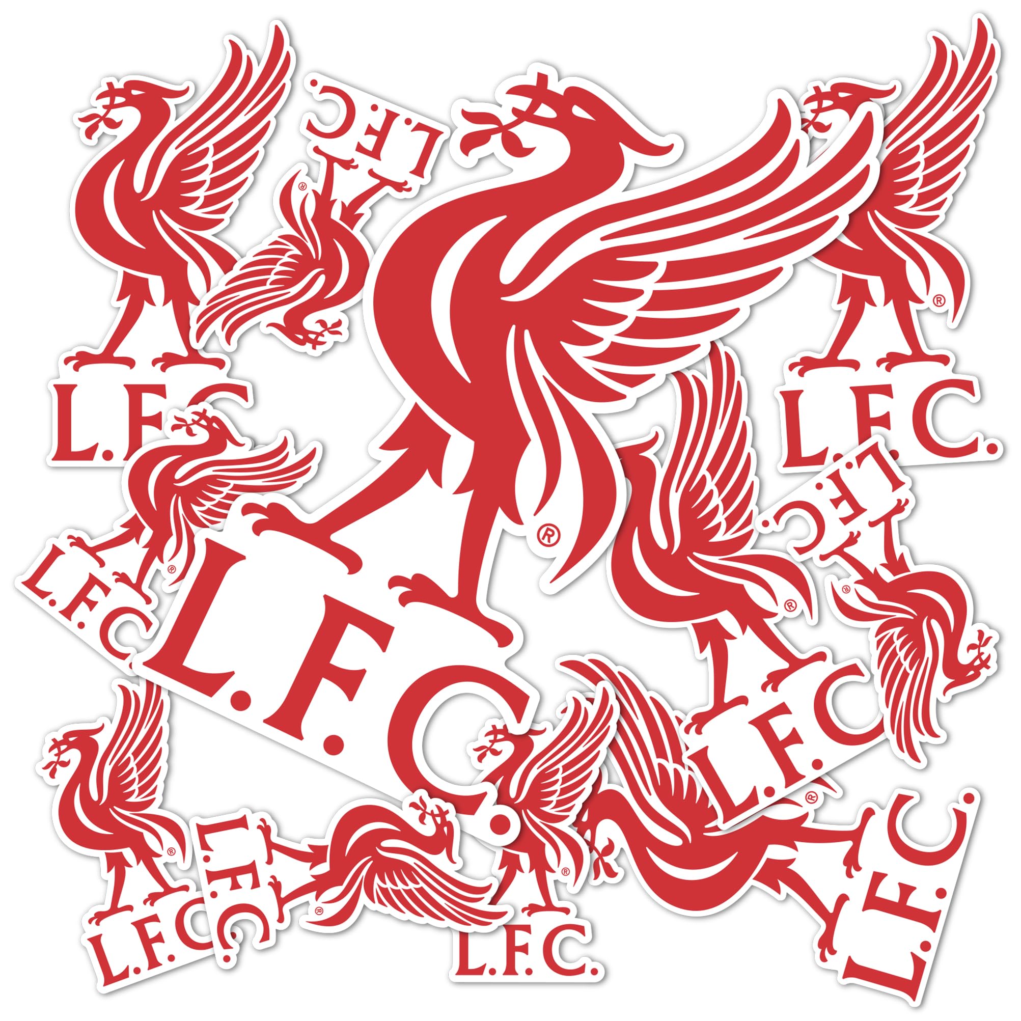 Liverpool FC Desert Cactus Vinyl Sticker Decal - Premium Waterproof Laptop, Water Bottle & Car Decoration - Perfect for Soccer Fans, Scrapbooking & Premier League Memorabilia Collection