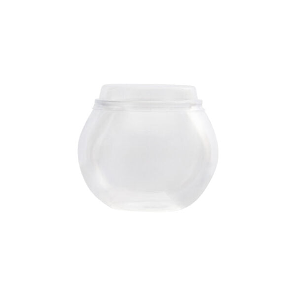7 oz. Clear Plastic Mousse Cups with Lids - 8 Count Pack | Disposable Dessert Containers for Parfaits, Yogurt, Pudding & Party Catering