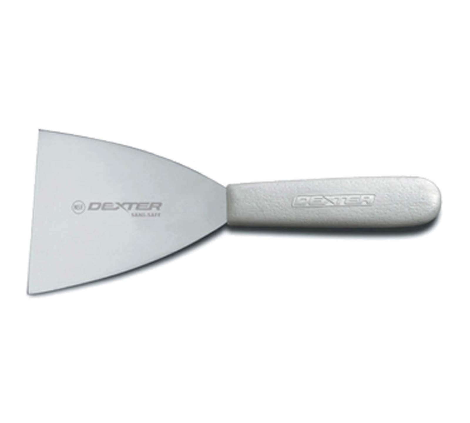 Dexter Outdoors 19833 4-Inch Griddle Scraper - Heavy Duty Grill Cleaning Tool for Cast Iron, Flat Top Grills & Outdoor Cooking - Perfect for BBQ, Camping & Backyard Grilling