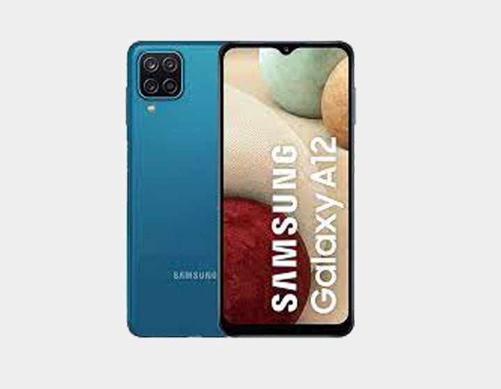 Samsung Galaxy A12 (A125F) 64GB 4GB RAM Dual SIM Unlocked Smartphone - GSM Compatible, Blue | Perfect for Travel, Business & Everyday Use