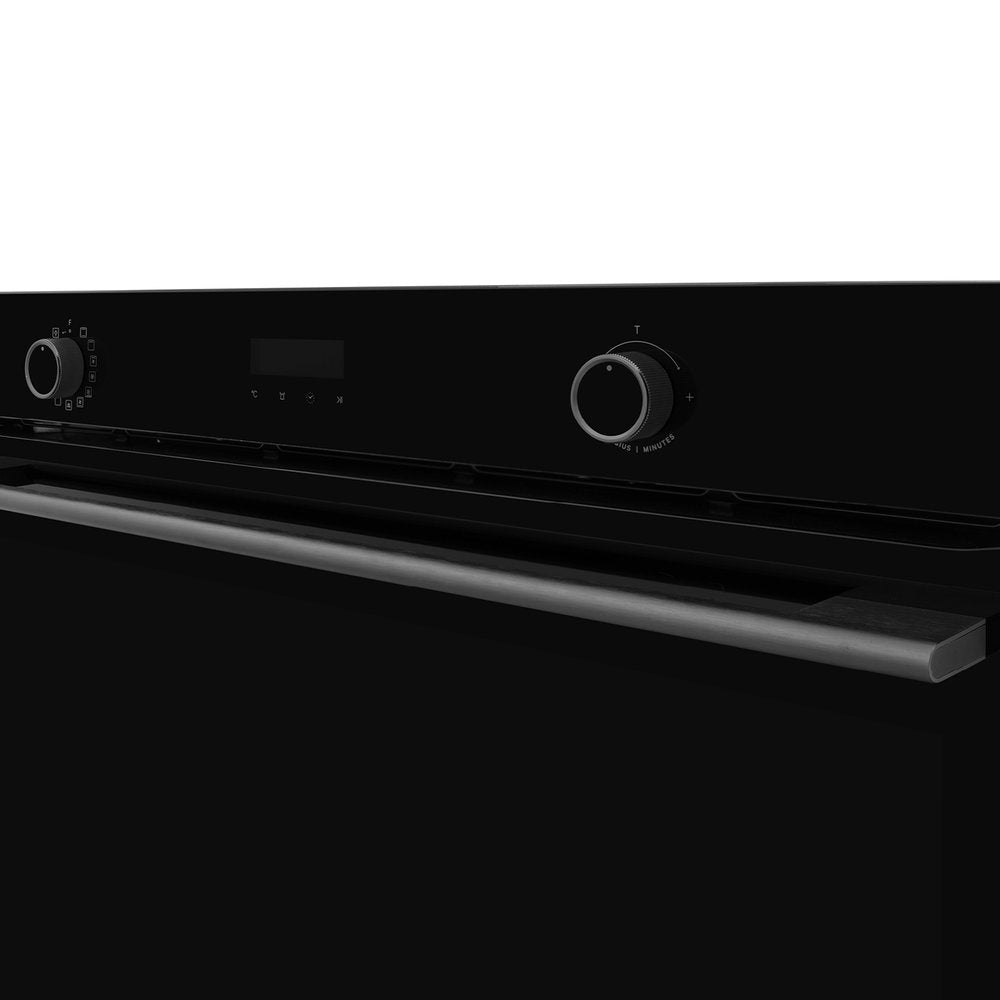 Omega 90cm 11-in-1 Multi-Function Built-In Oven with Air Fryer - Midnight Black (OBO9011AM) | Perfect for Baking, Roasting & Air Frying in Modern Kitchens