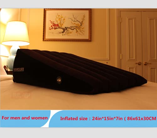 Toughage Sex Aid Ramp Positioning Inflatable Pillow Wedge Soft Cushion Set T-PF302 - Perfect for Couples, Intimate Moments & Bedroom Comfort