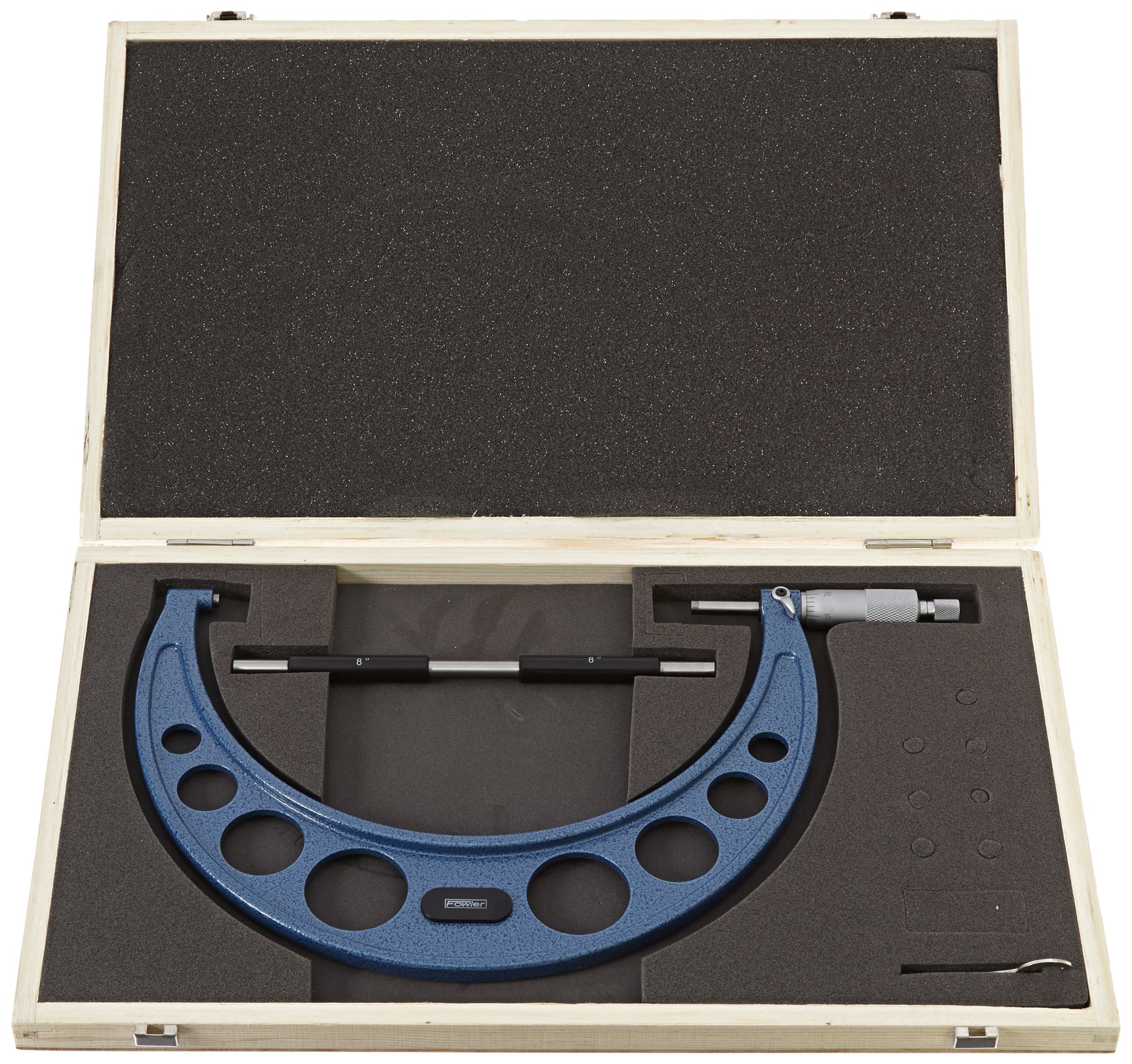Fowler 52-240-009-1 8-9 Inch Outside Micrometer - Precision Measuring Tool for Metalworking, Machining & Engineering Applications