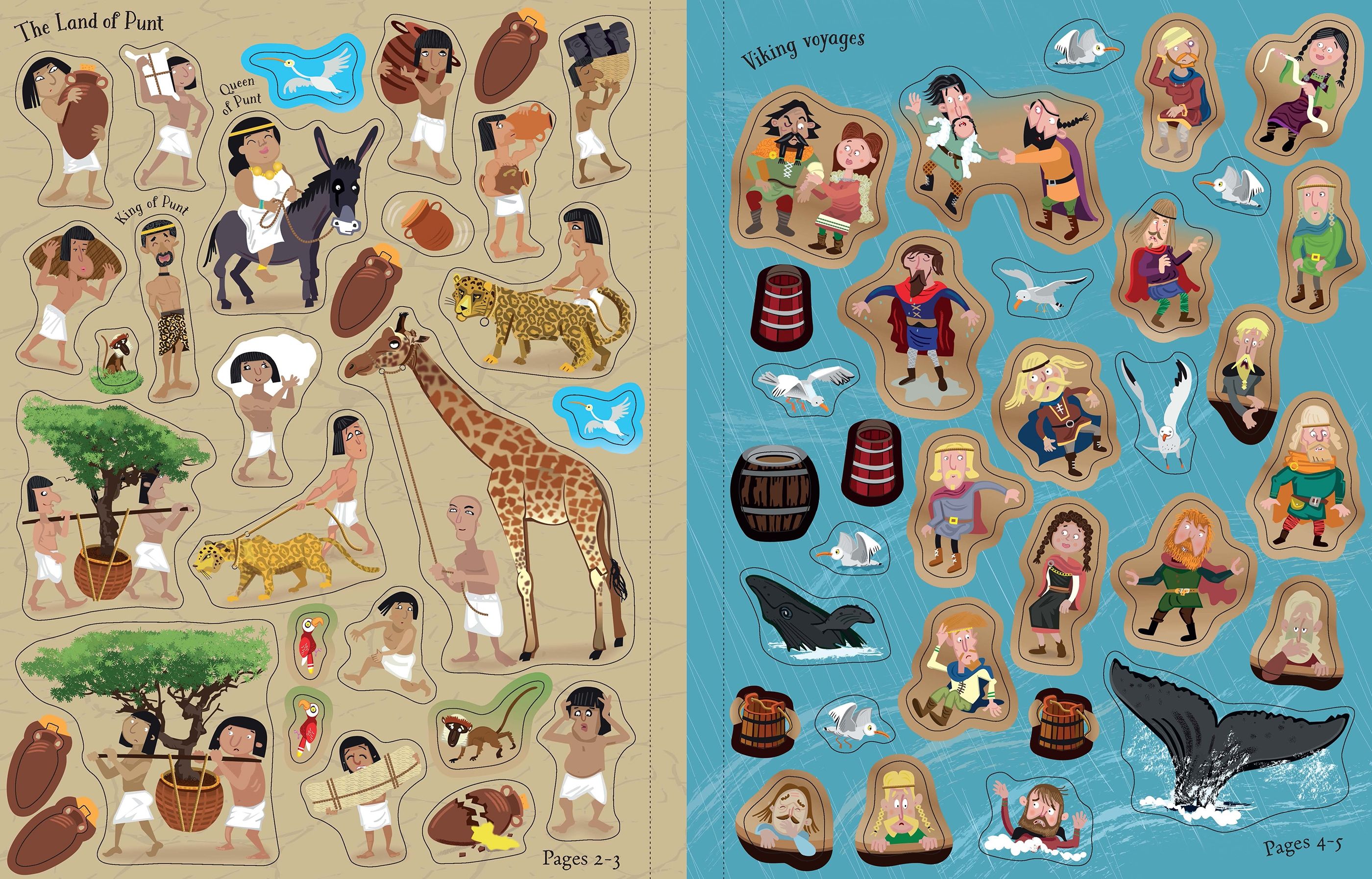 Explorers Sticker Book for Kids - Usborne Educational Activity Book with 100+ Stickers - Perfect for Travel, Learning & Creative Play