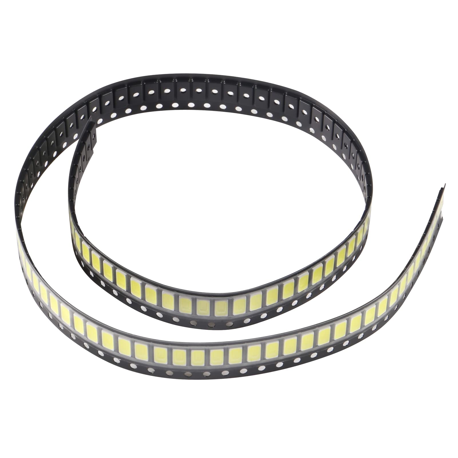 100pcs 5730 SMD LED Diode Lights - 6000K Cool White Super Bright LED Chips for DIY Electronics, Home Lighting, and Automotive Bulb Replacement