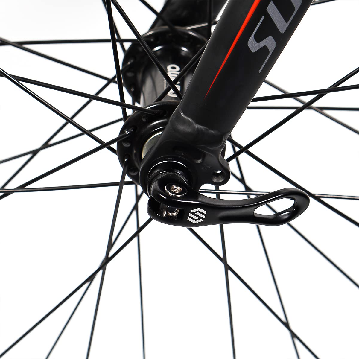 Chooee Quick Release Skewers Front & Rear Set - Lightweight Bike Axle for Mountain & Road Bikes (Red/Black) | Secure Wheel Fastening for Cycling & Commuting