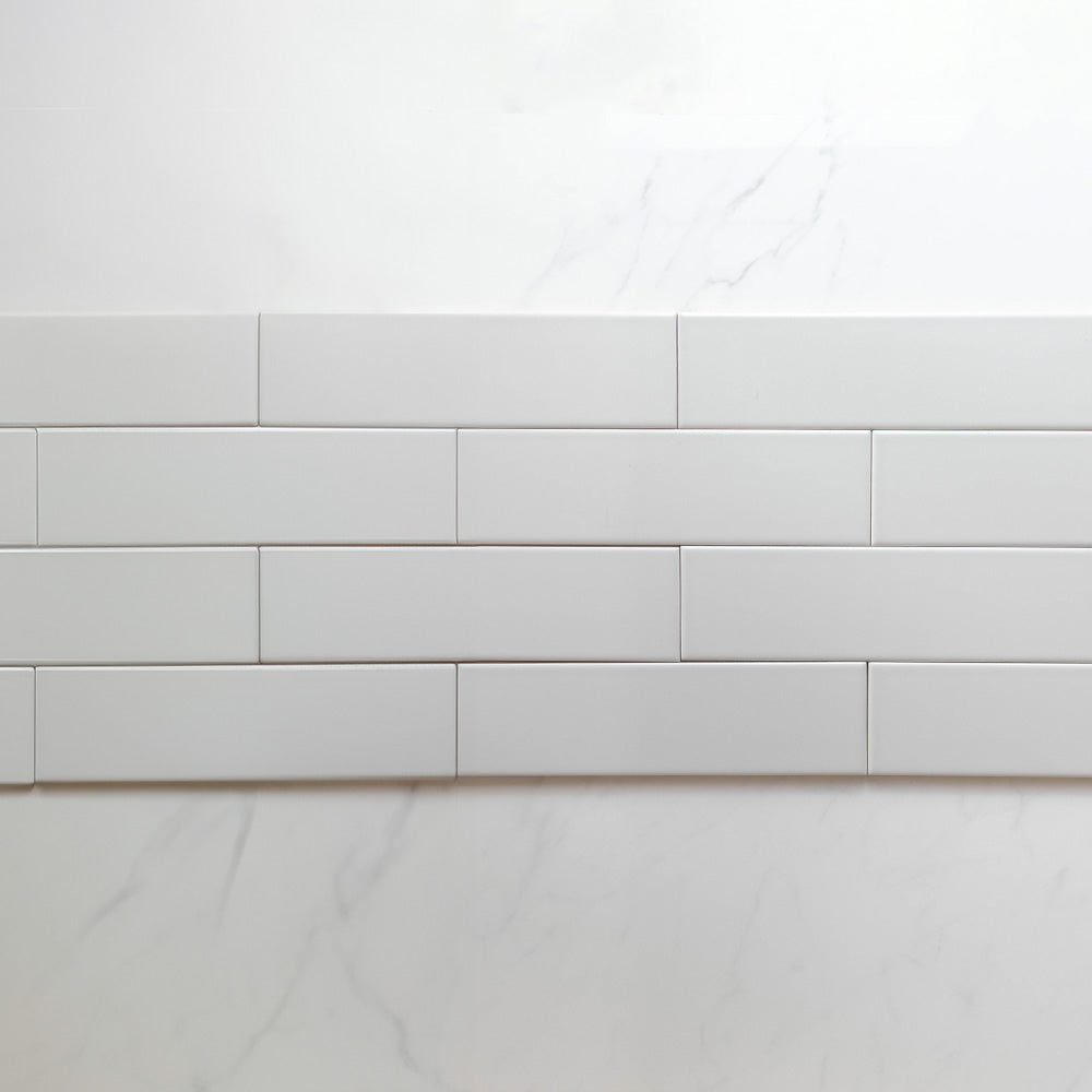 Premium Cascade Light Grey 75x300mm Matte Unrectified Subway Tile - Perfect for Kitchen Backsplash, Bathroom Walls & Modern Interior Design
