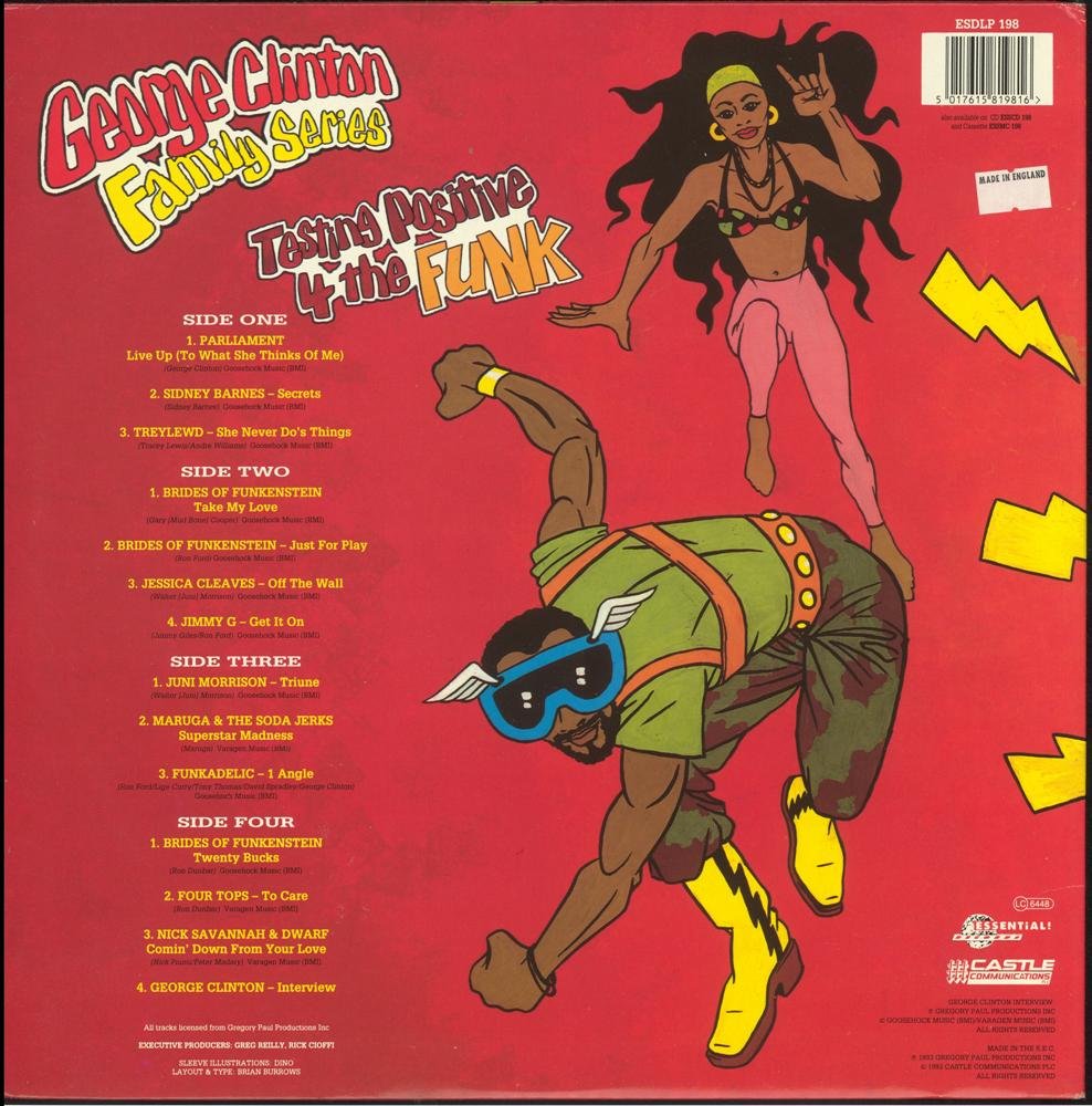 George Clinton's Family Series Volume 4: Testing Positive for the Funk - Funky Music Album for Collectors & Fans | Perfect for Dance Parties, Retro Music Nights & Funk Lovers