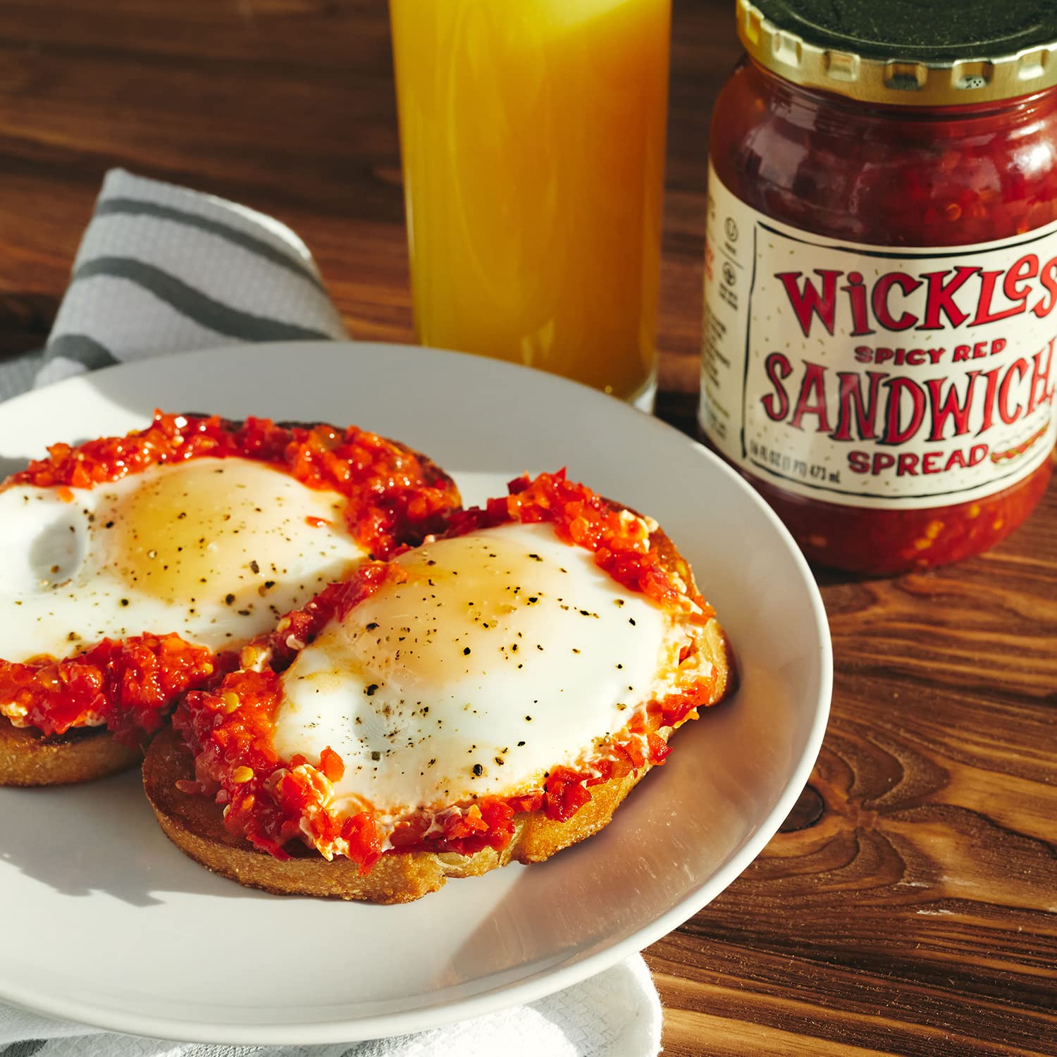 Wickles Pickles Spicy Pickle Variety Pack (3 Pack) - Wicked Pickle Chips, Wicked Hula Pickles & Spicy Red Sandwich Spread - Sweet & Spicy Flavor - Perfect for Burgers, Sandwiches, Charcuterie Boards & Snacking (16 oz Each)