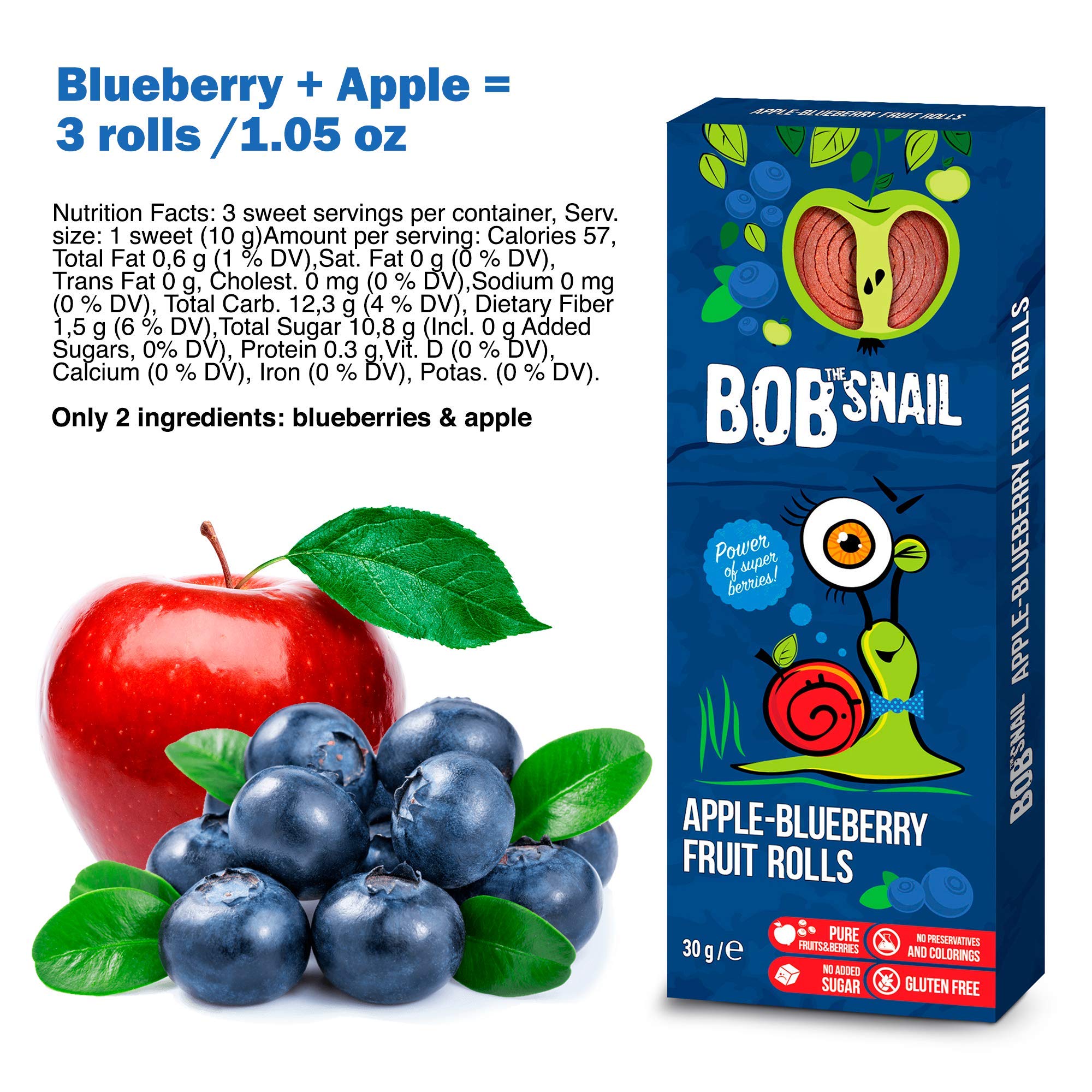 Healthy Fruit Snacks for Adults & Kids - BOB SNAIL Natural Dried Fruit Bites | Perfect for Lunchboxes, Office Snacks & On-the-Go Energy Boost