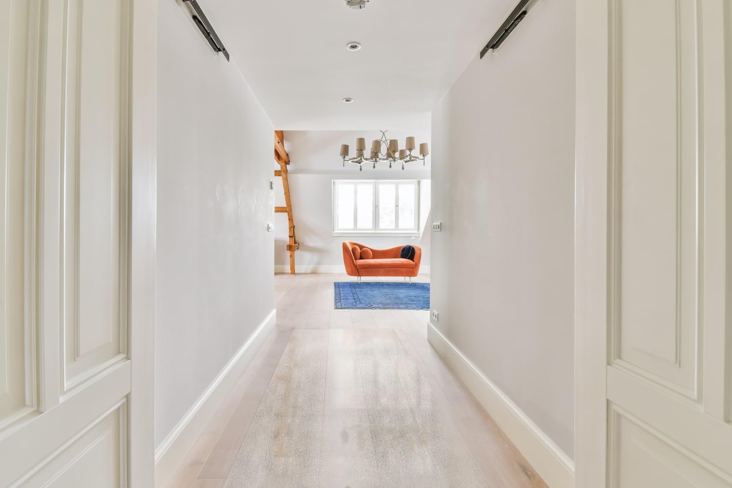 Clear Hard Floor Runner - 24 x 120 Inch, 2mm Thick USA-Made Vinyl Floor Protector for Tile & Vinyl Floors | Durable, Non-Slip Surface Protection for High Traffic Areas, Hallways & Entryways