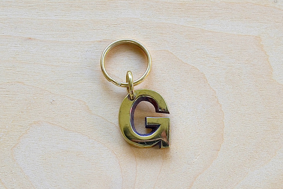 Personalized Letter Keychain - Custom Initial Keyring for Gifts, Travel & Everyday Use - Durable Metal Keychain with Engraved Letters - Perfect for Backpacks, Purses & Keys (Choose Your Letter)
